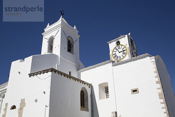 Kirche von Santa Maria do Castelo  Tavira  Algarve  Portugal  Europa