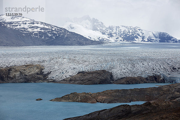Upsala-Gletscher am Lago Argentino  El Calafate  Parque Nacional Los Glaciares  UNESCO-Weltkulturerbe  Patagonien  Argentinien  Südamerika