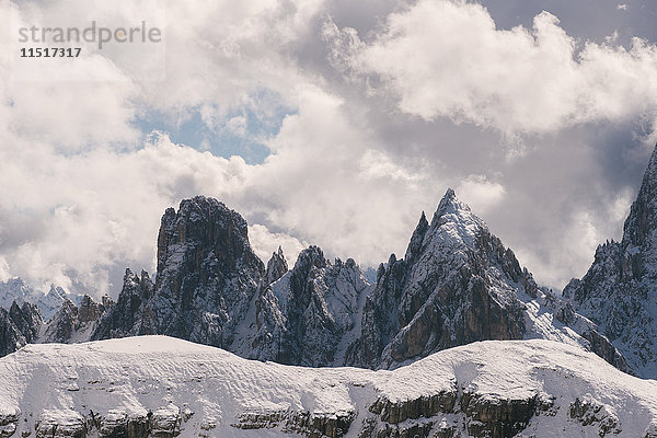 Gebiet der Drei Zinnen  Südtirol  Dolomiten  Italien