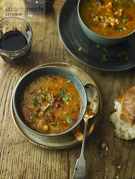 Chorizo-Kastanien-Suppe