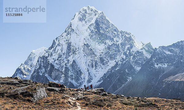 Nepal  Himalaya  Khumbu  Everest Region  Cho la  Cholatse Gipfel
