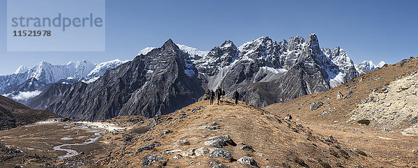 Nepal  Himalaya  Khumbu  Everest-Region  Wanderer