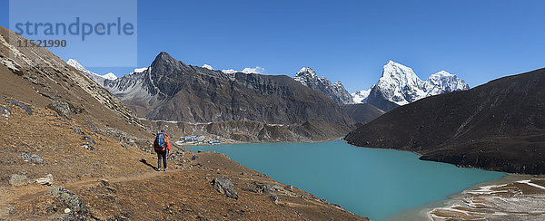 Nepal  Himalaya  Khumbu  Everest-Region  Renjo La  Gokyo-See