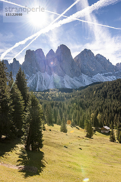 Italien  Südtirol  Villnösser Tal  Geisler Gruppe