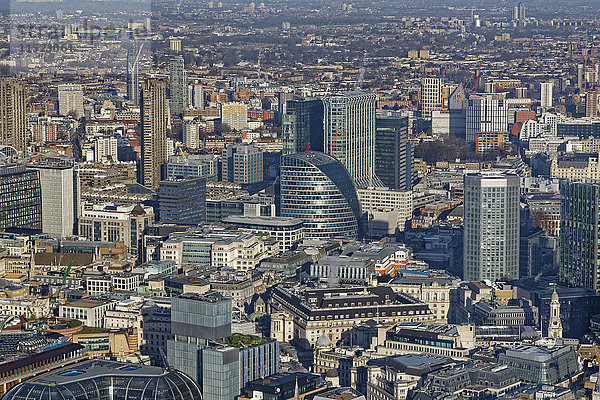 UK  London  Skyline mit Bürotürmen