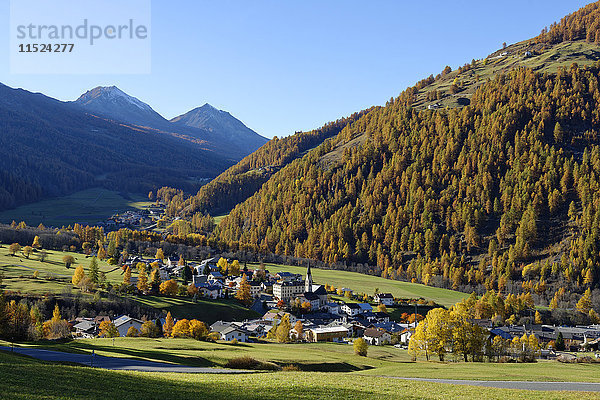 Schweiz  Graubünden  Val Muestair  Dorf St. Maria
