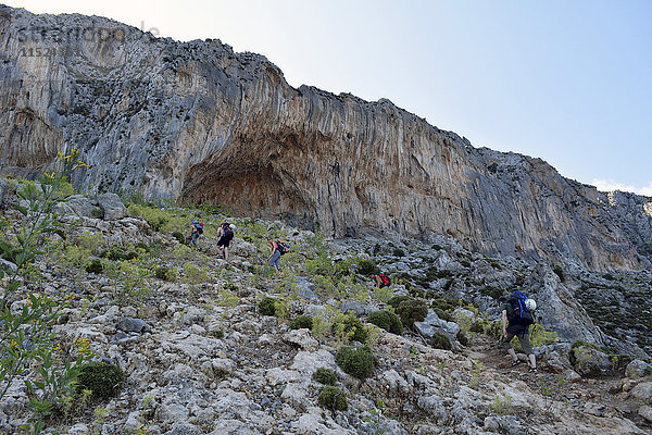 Griechenland  Kalymnos  Wanderung zur Felswand