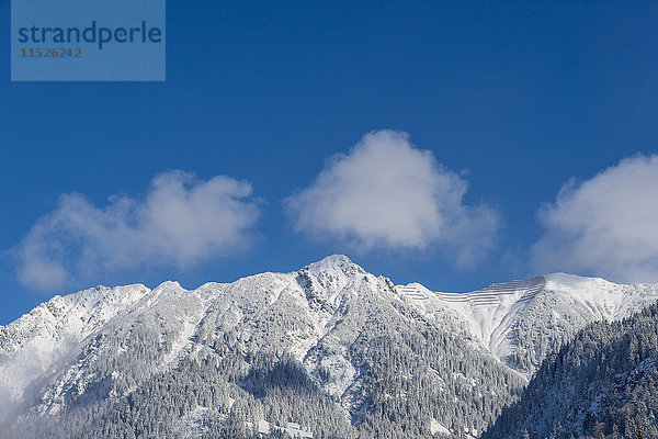 Deutschland  Allgäu  Gipfel von Rubihorn und Gaisalphorn im Winter