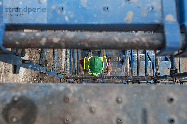 Bauarbeiter auf einer Baustelle