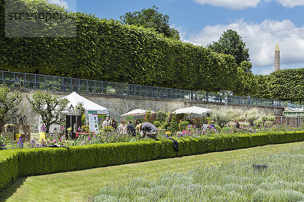 Frankreich  Ile-de-France  Paris (75)  Gartenfest im Jardin des Tuileries  mit Designern  Gärtnern und Gärtnern.