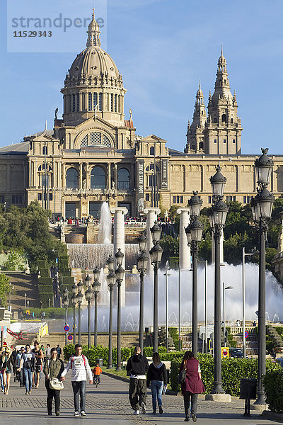 Spanien  Katalonien  Barcelona  Nationalmuseum für katalanische Kunst.