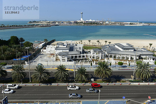 Vereinigte Arabische Emirate  Abu Dhabi  die Corniche