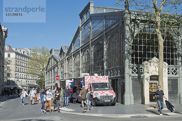 Europa  Frankreich  Paris (75)  3. Arrondissement  Le Marais  Rue Eugene Spuller  das Carreau du Temple   ehemaliger Kleidermarkt  der 2014 in ein Kultur- und Sportzentrum verlegt wurde.