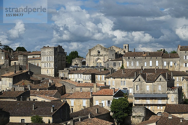 Frankreich  Gironde  Blick auf Saint Emilion  Kreuzgang Cordeliers