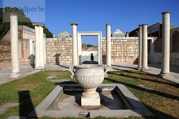 Türkei  Provinz Manisa (östlich von Izmir)  Sardes (Sart oder Sardis)  Turnhalle  Thermalanlage  Synagoge