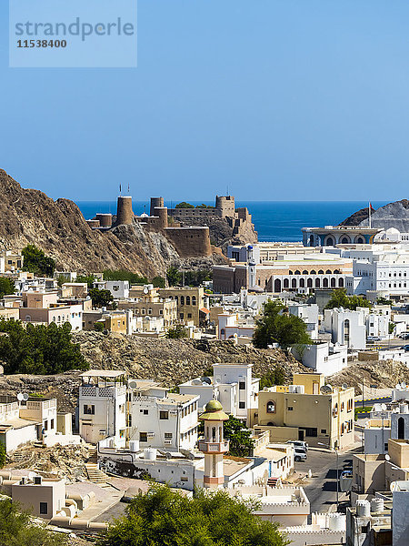 Oman  Muscat  Fort Mirani und Al Jalaili Fort