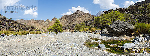 Oman  Al Hajar Gebirge  Wadi