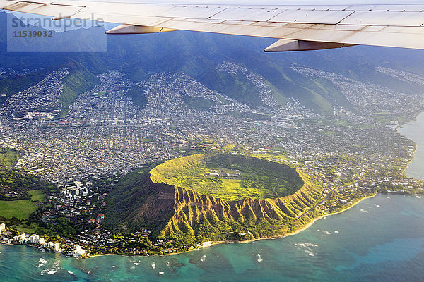 USA  Hawaii  Honolulu  Waikiki  Vulkan-Diamantkopf