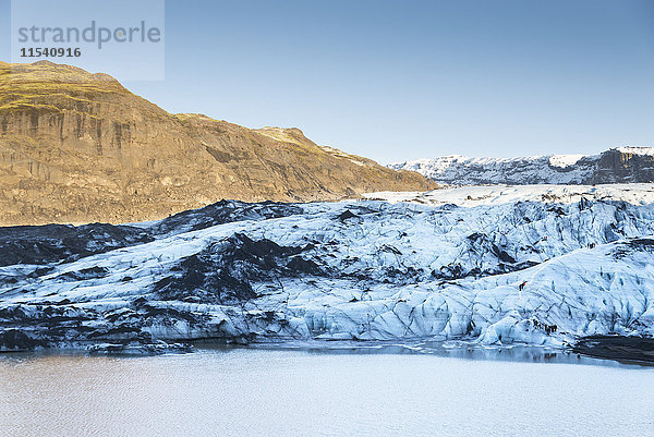 Island  Blick auf Vatnajokull im Vatnajokull Nationalpark