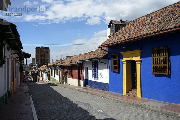 Kolumbien  Bogota  La Candelaria  Altstadt  Häuserzeile