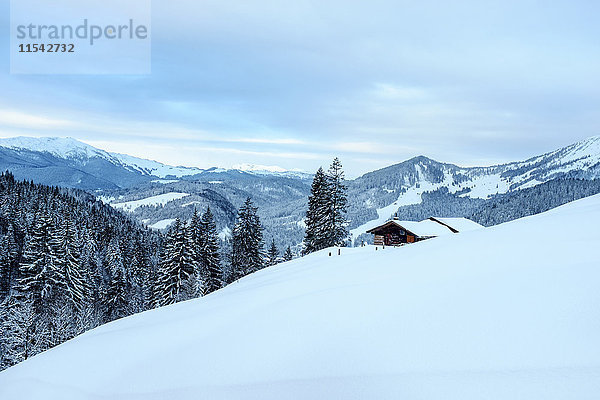 Österreich  Salzburger Land  Heu-Tal  Sonntagshorn  Berghütte