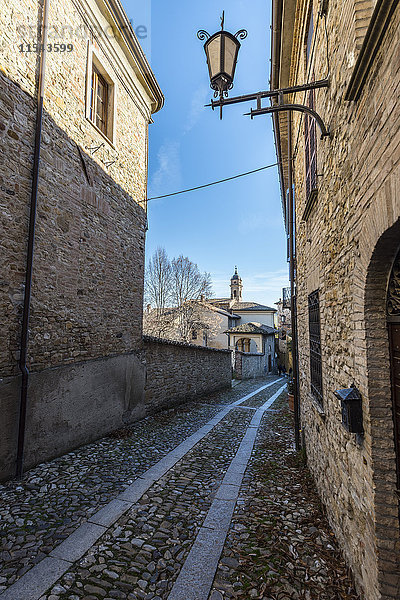 Italien  Emilia-Romagna  Castell'Arquato  Altstadt  Gasse