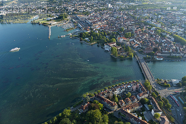 Deutschland  Bodensee  Luftbild  Konstanz