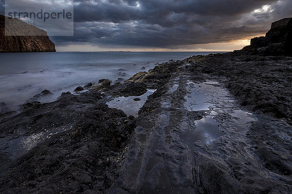 Spanien  Teneriffa  Landschaft am Meer