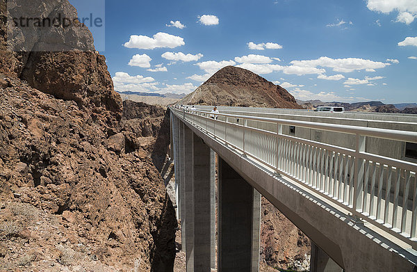 USA  Nevada  Mike O'Callaghan-Pat Tillman Memorial Bridge  Nähe Hoover Dam