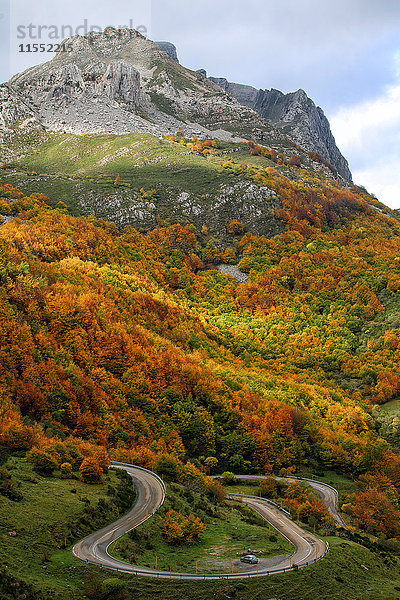 Spanien  Asturien  Naturpark Somiedo im Herbst
