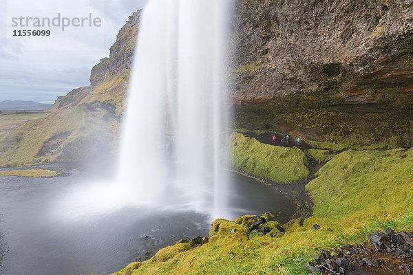Seljalandsfoss Wasserfall  Island  Polarregionen