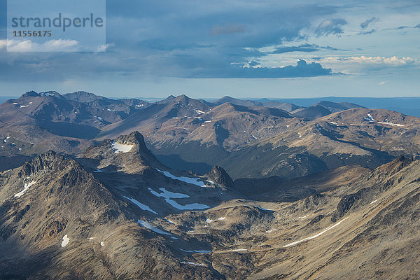 Luftaufnahme von Tierra del Fuego  Argentinien  Südamerika