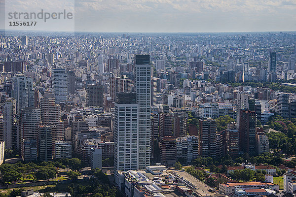 Luftaufnahme von Buenos Aires  Argentinien  Südamerika
