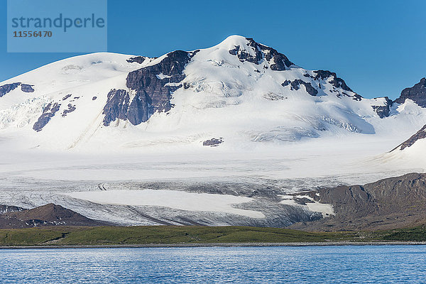 Wunderschöne Gletscherlandschaft der Salisbury Plain  Südgeorgien  Antarktis