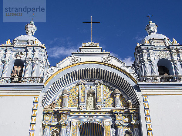 Kirche Santo Domingo in der Stadt Ocotlan de Morelos  Bundesstaat Oaxaca  Mexiko  Nordamerika