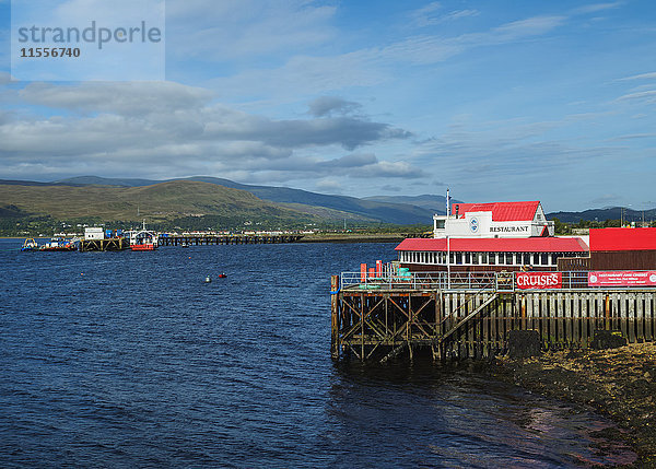 Blick auf Loch Linnhe  Fort William  Highlands  Schottland  Vereinigtes Königreich  Europa