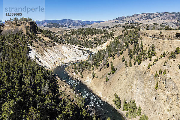 USA  Yellowstone Nationalpark  Yellowstone Fluss