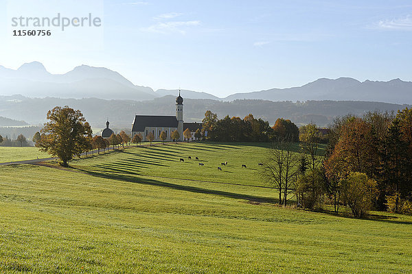 Deutschland  Bayern  Wilparting  St. Marinus und Anianische Wallfahrtskirche