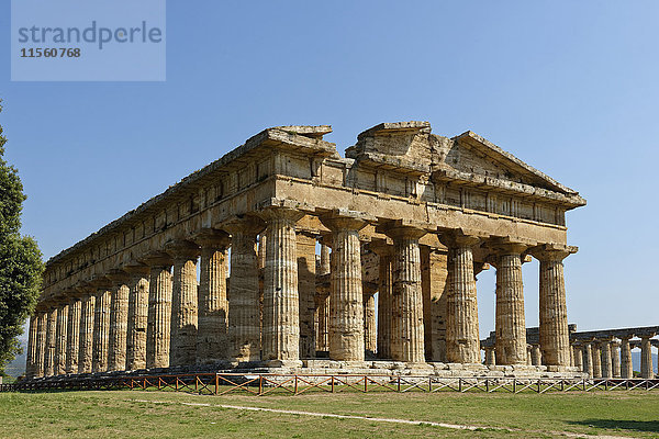 Italien  Paestum  Zweiter Tempel der Hera