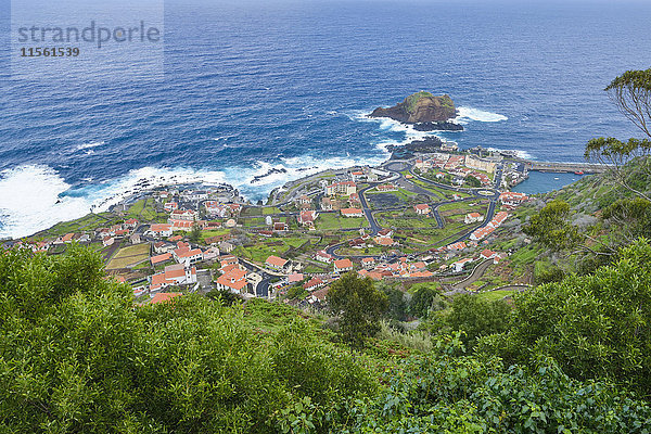 Portugal  Madeira  Blick auf Porto Moniz an der Nordküste