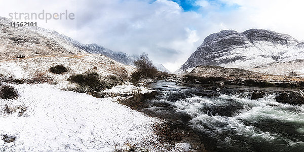 Großbritannien  Schottland  Glen Etive  Fluss Etive