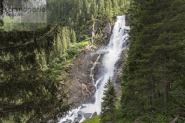 Österreich  Nationalpark Hohe Tauern  Krimmler Wasserfälle