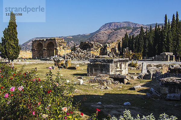 Nördliche Nekropole  Hierapolis-Pamukkale; Denizli  Türkei'.