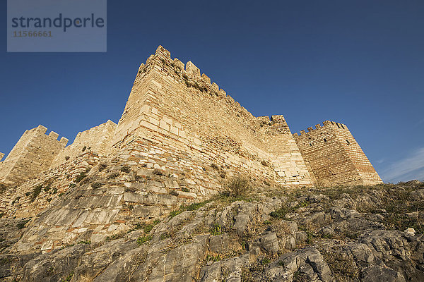 Innere Burg von Ayasuluk aus byzantinischer Zeit auf dem Ayasuluk-Hügel; Selcuk  Izmir  Türkei .