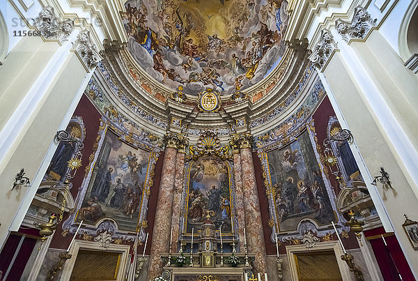Innenraum der Kirche des Heiligen Blasius; Dubrovnik  Kroatien