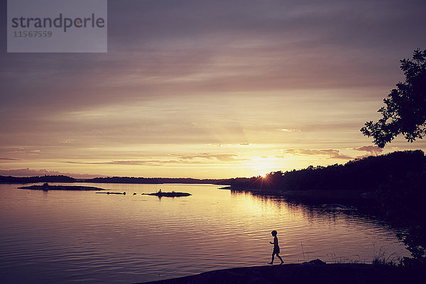 Sonnenuntergang am See