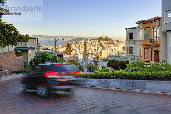 Lombard street; San Francisco  Kalifornien  Vereinigte Staaten von Amerika'.