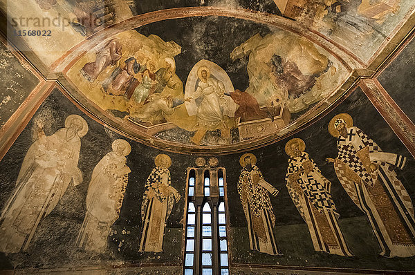Fresken des Jüngsten Gerichts und unter den Patriarchen und Bischöfen  Kirche des Heiligen Erlösers in Chora; Istanbul  Türkei .