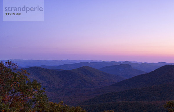 Berglandschaft  Brevard County  North Carolina  USA  Amerika