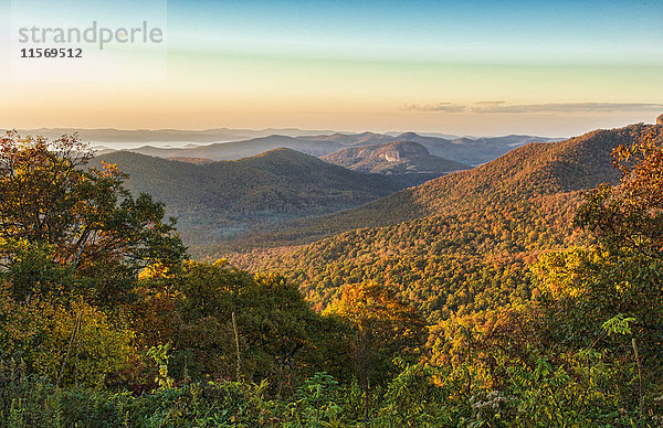 Berglandschaft  Brevard County  North Carolina  USA  Amerika